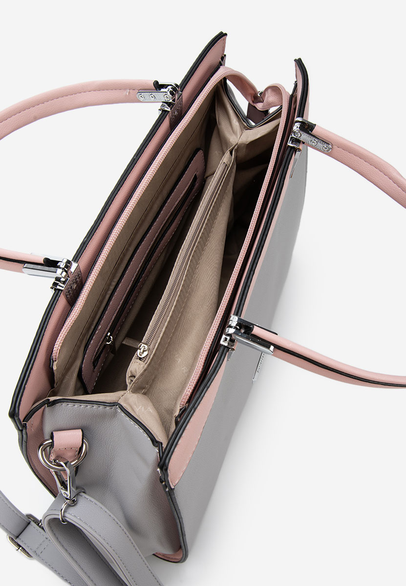 Silvia rosa 8170 szürke irodai táska