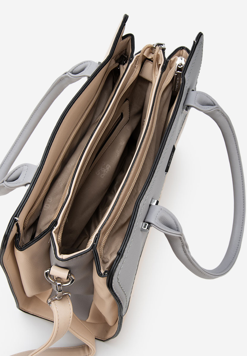 Silvia rosa 6793 bézs irodai táska