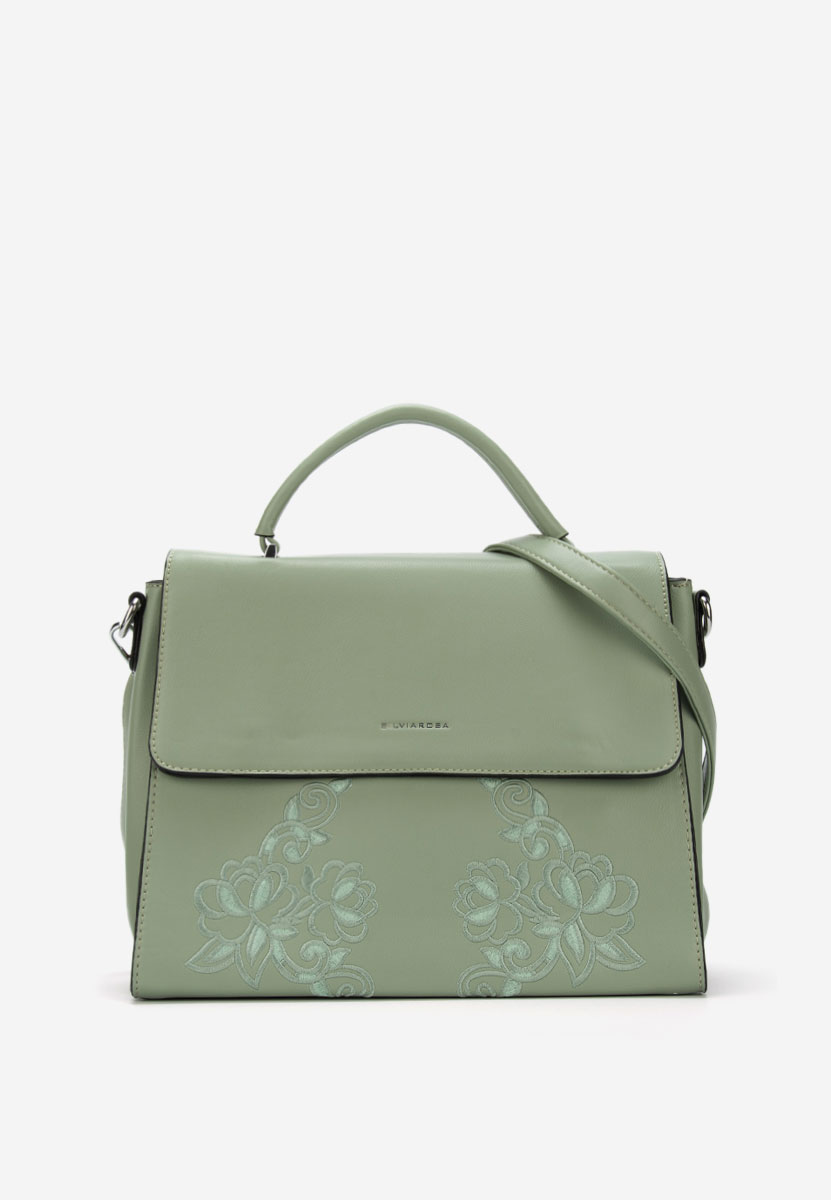 Silvia rosa 5960 zöld kézitáska