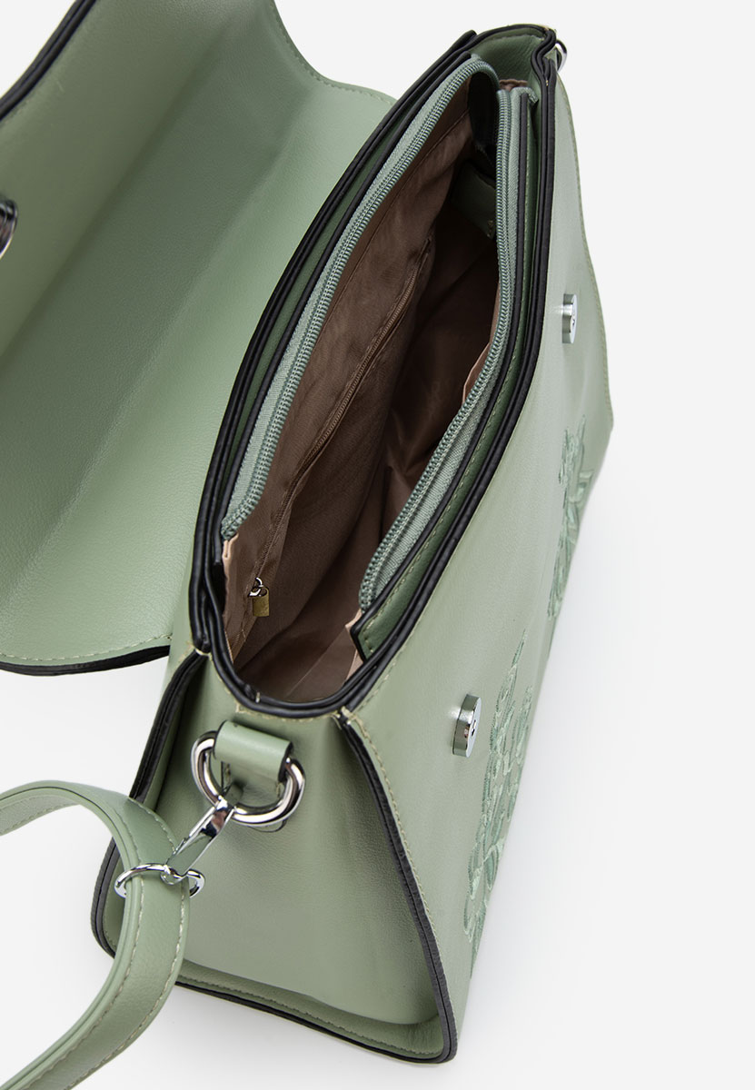 Silvia rosa 5960 zöld kézitáska