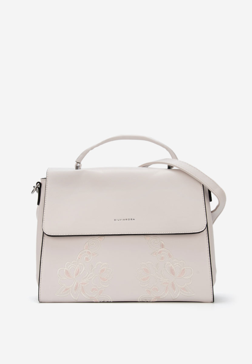 Silvia rosa 5960 fehér kézitáska