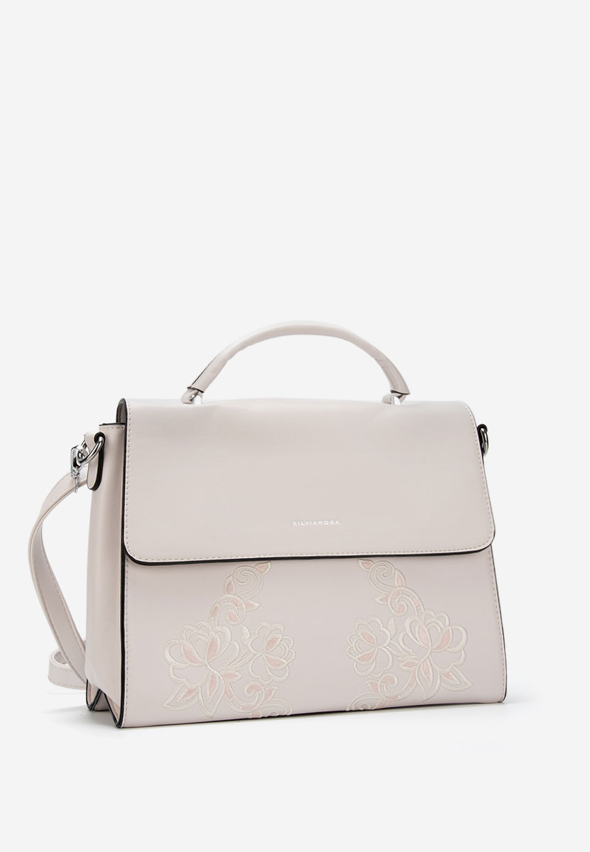 Silvia rosa 5960 fehér kézitáska