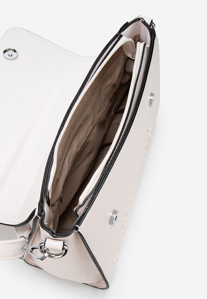 Silvia rosa 5960 fehér kézitáska