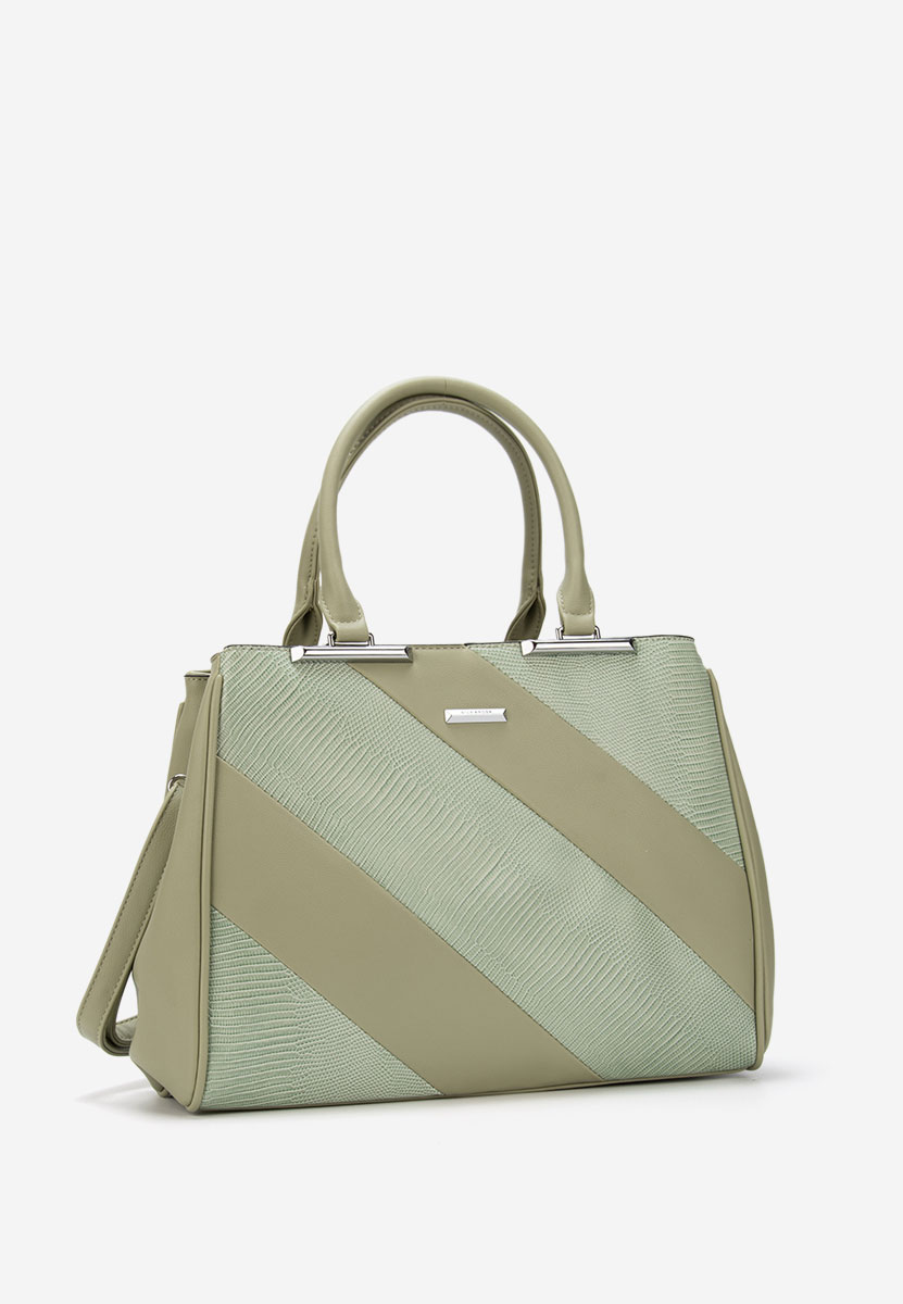 Silvia rosa 8180 zöld irodai táska