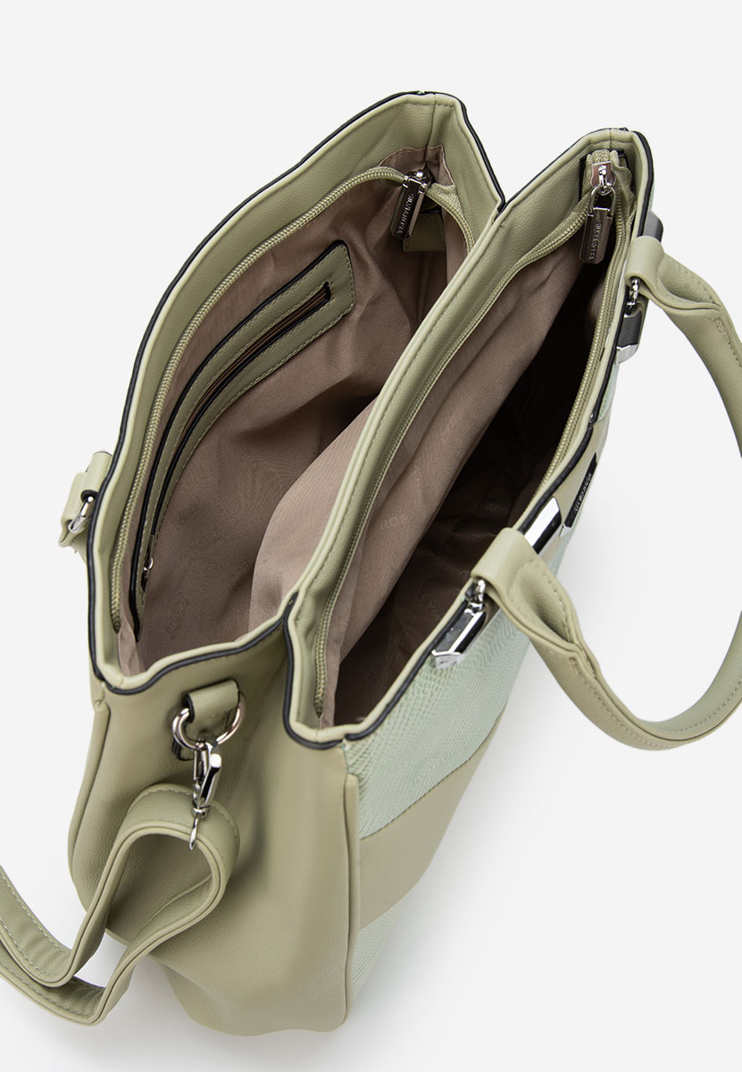 Silvia rosa 8180 zöld irodai táska