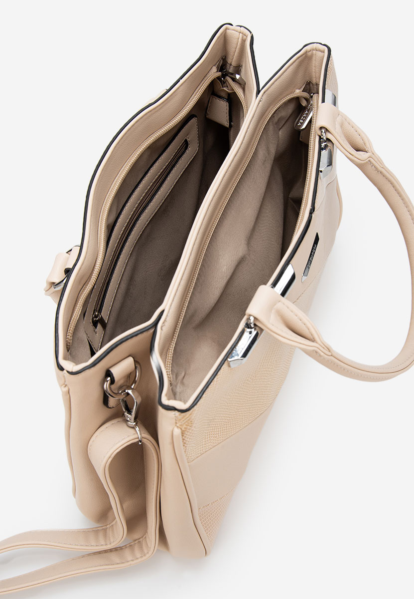 Silvia rosa 8180 bézs irodai táska