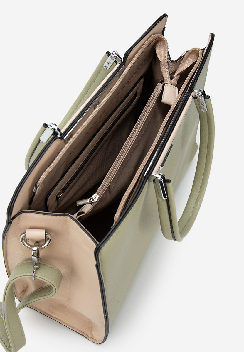 Silvia rosa 8167 zöld irodai táska