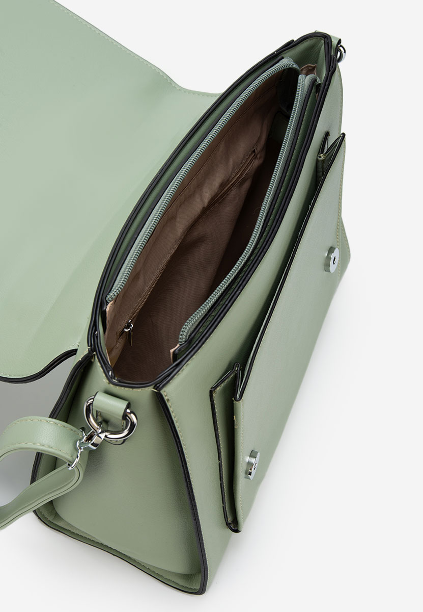 Silvia rosa 5963 zöld válltáska