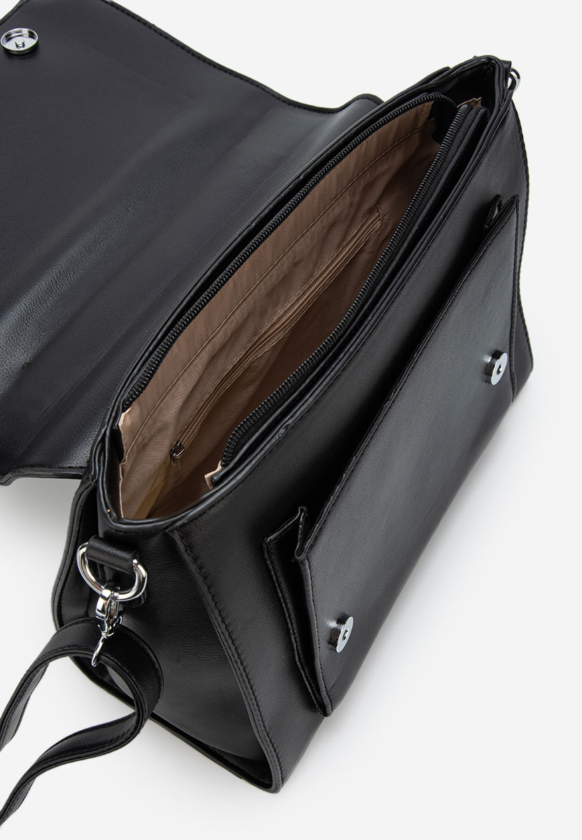 Silvia rosa 5963 fekete válltáska