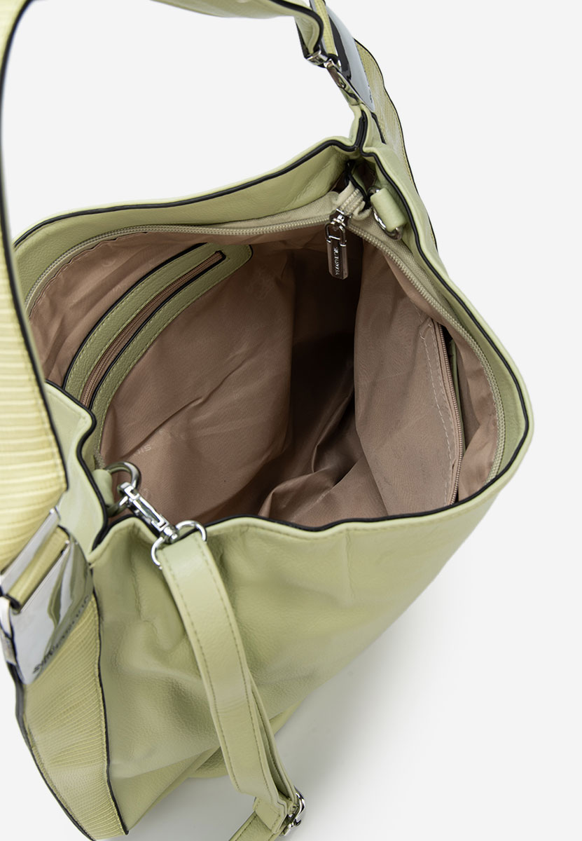 Silvia rosa 8254 zöld kézitáska