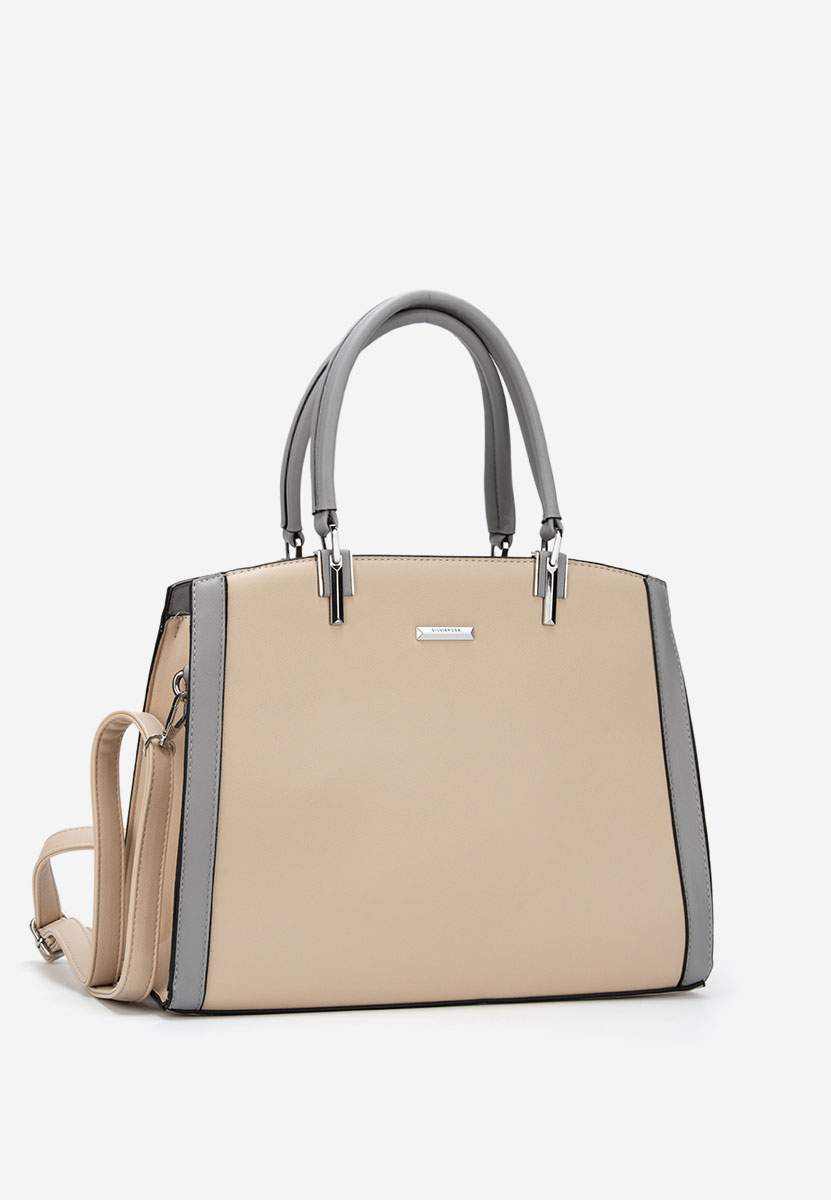 Silvia rosa 8168 bézs irodai táska