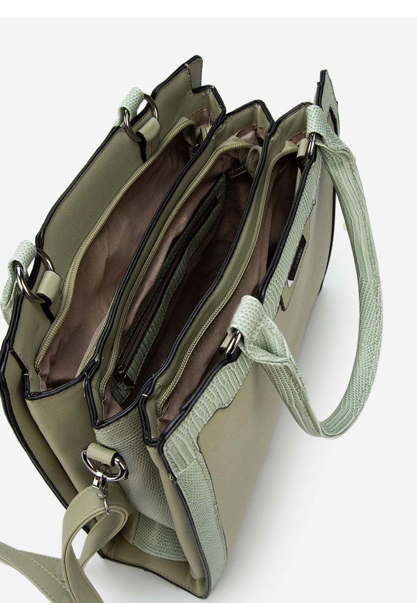 Silvia rosa 8174 zöld kézitáska