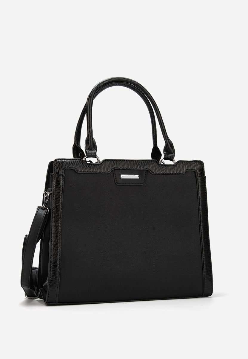 Silvia rosa 8174 fekete kézitáska