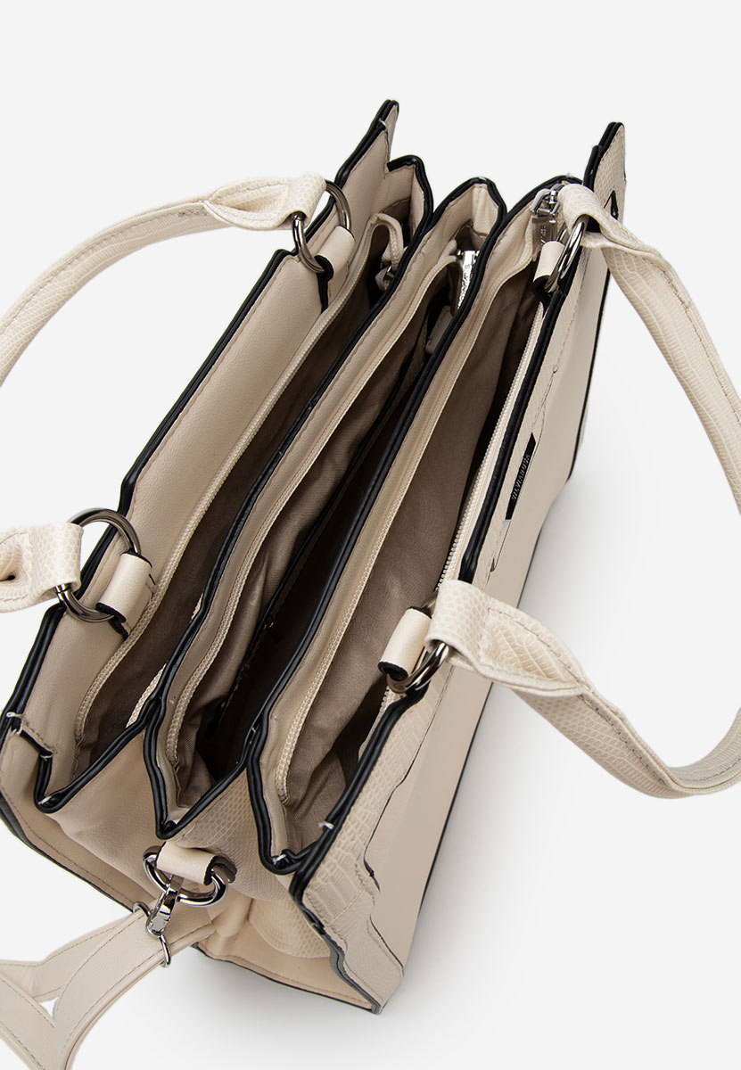 Silvia rosa 8174 fehér kézitáska