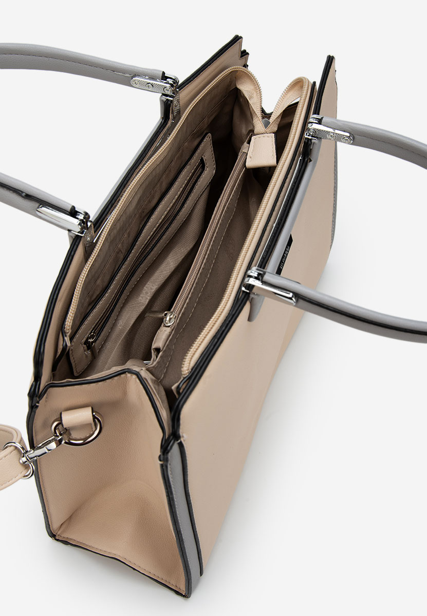 Silvia rosa 8166 bézs kézitáska