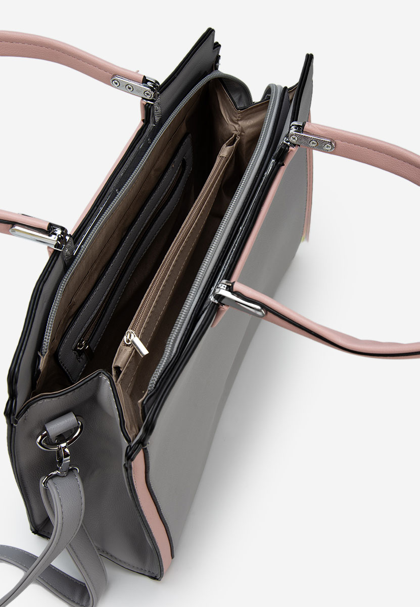 Silvia rosa 8166 szürke kézitáska