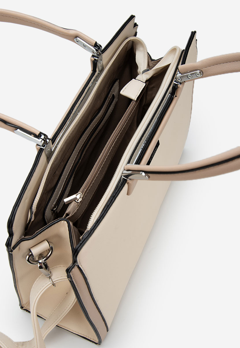 Silvia rosa 8166 fehér kézitáska