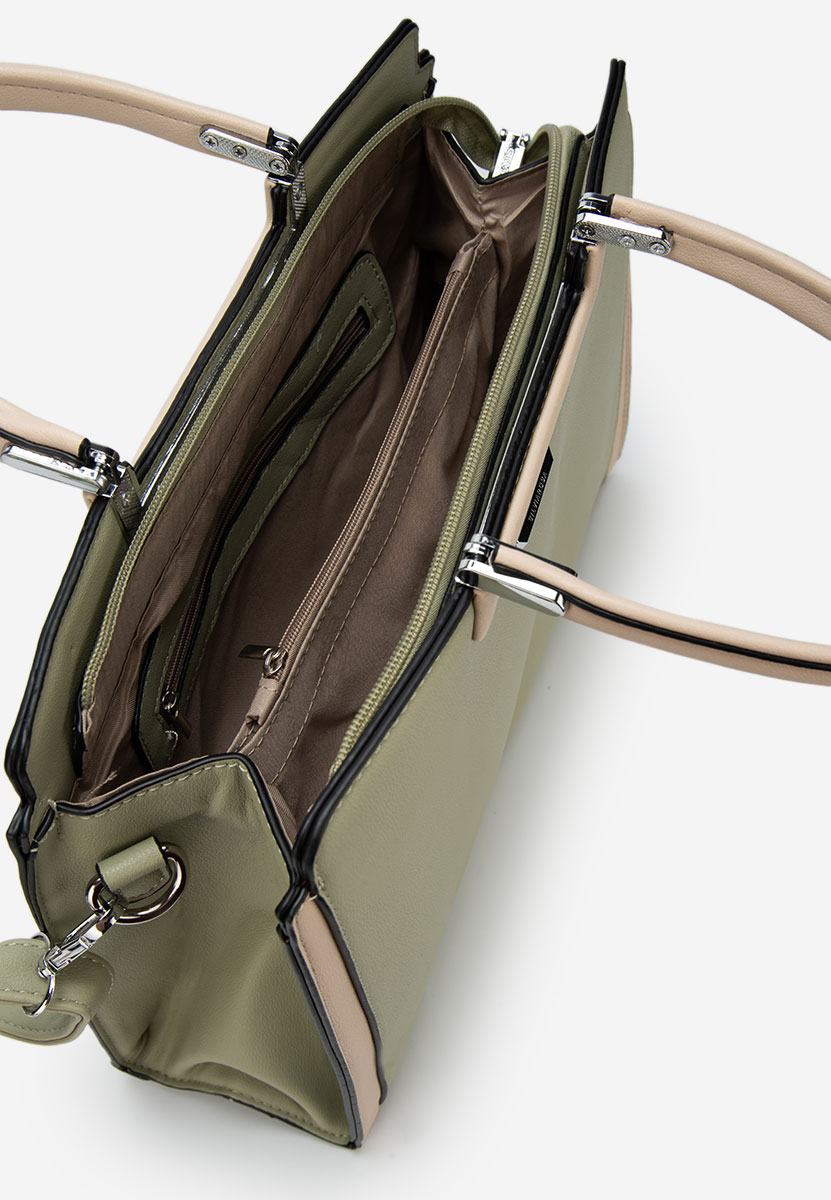 Silvia rosa 8166 zöld kézitáska