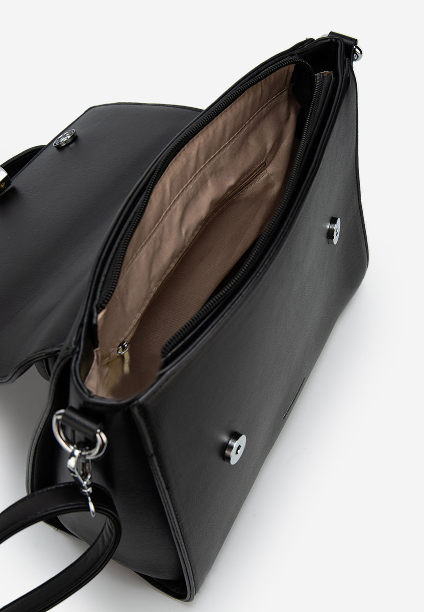 Silvia rosa 5956 fekete kézitáska