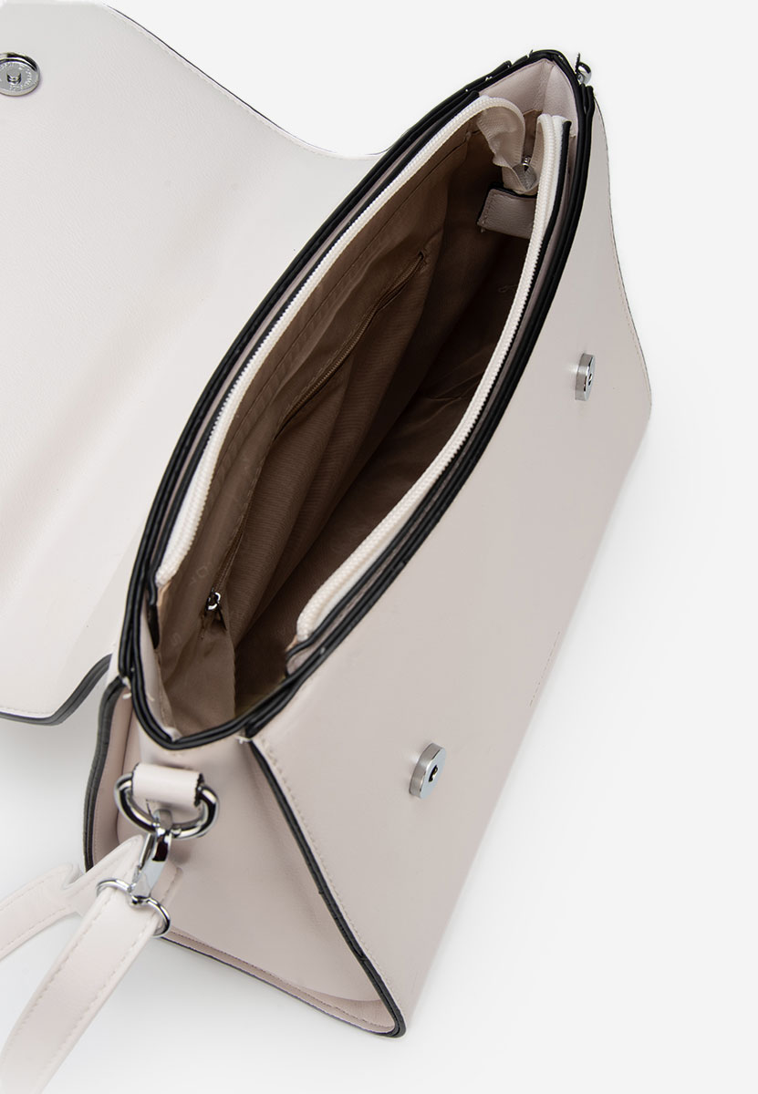 Silvia rosa 5956 fehér kézitáska