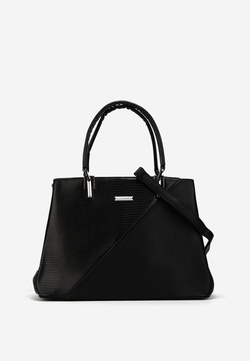 Silvia rosa 8177 fekete kézitáska