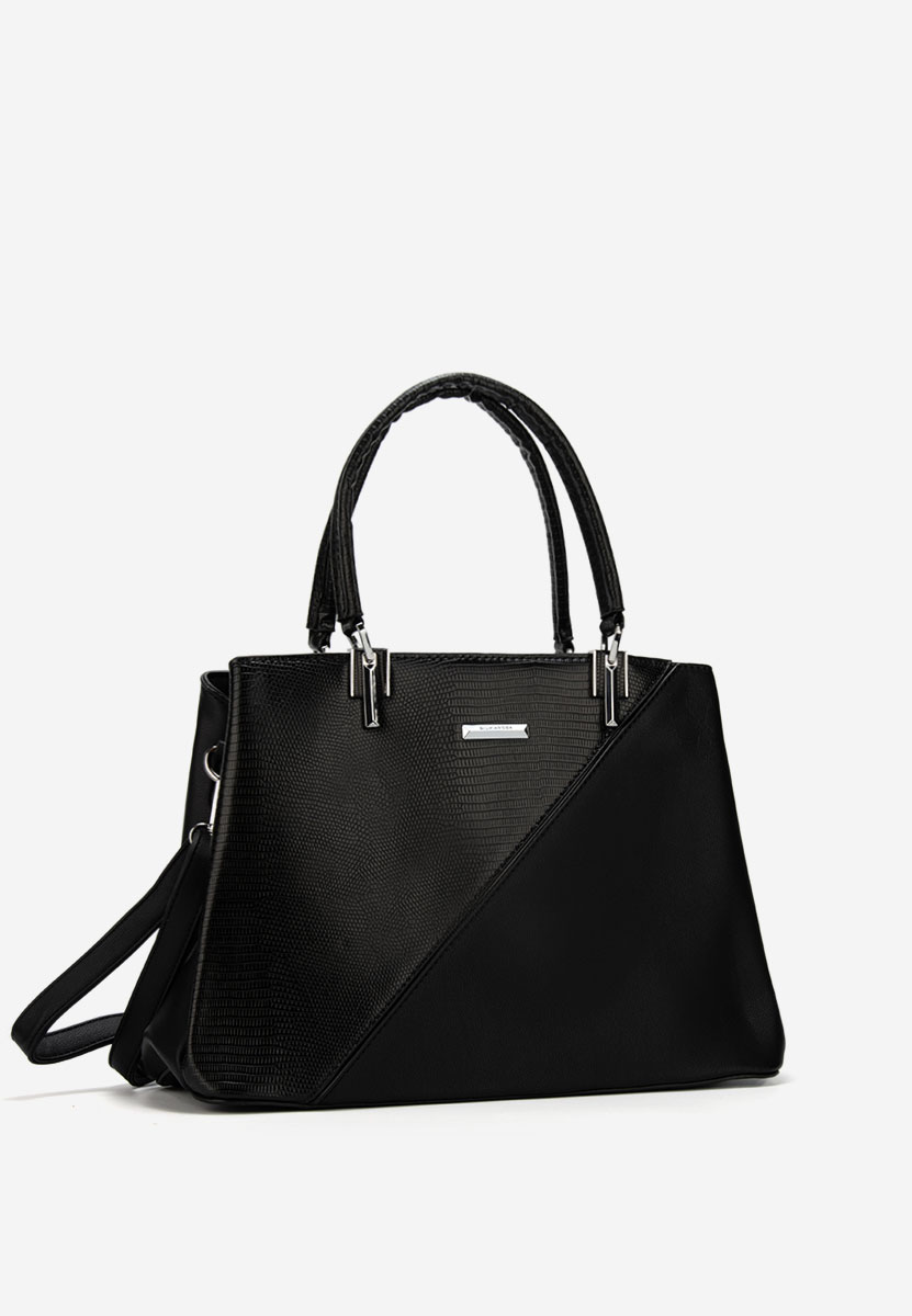 Silvia rosa 8177 fekete kézitáska