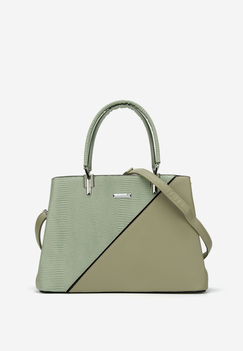 Silvia rosa 8177 zöld kézitáska