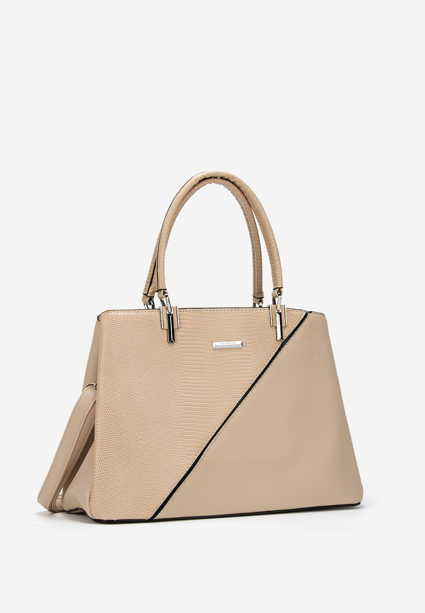Silvia rosa 8177 bézs kézitáska