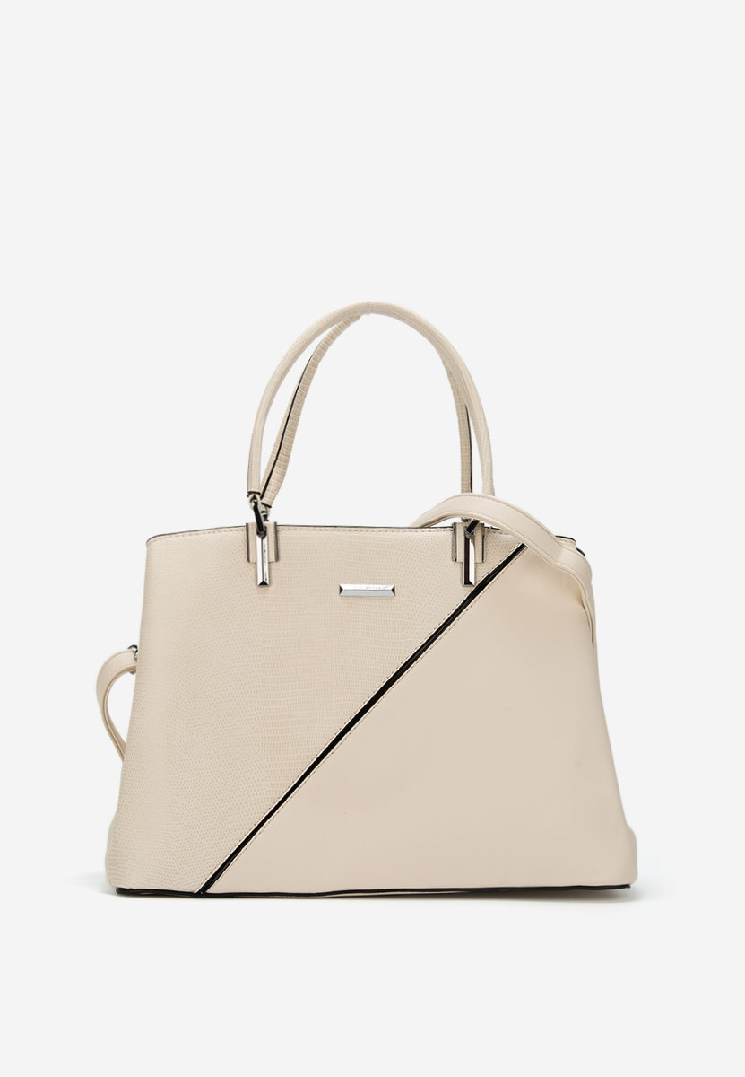 Silvia rosa 8177 fehér kézitáska