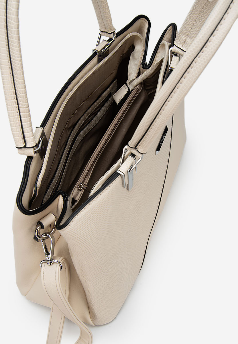 Silvia rosa 8177 fehér kézitáska