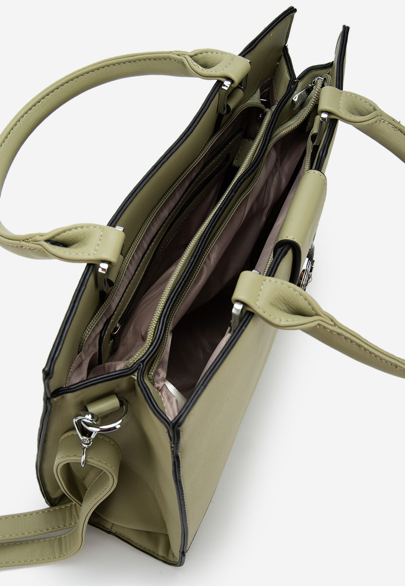 Silvia rosa 8040 zöld kézitáska