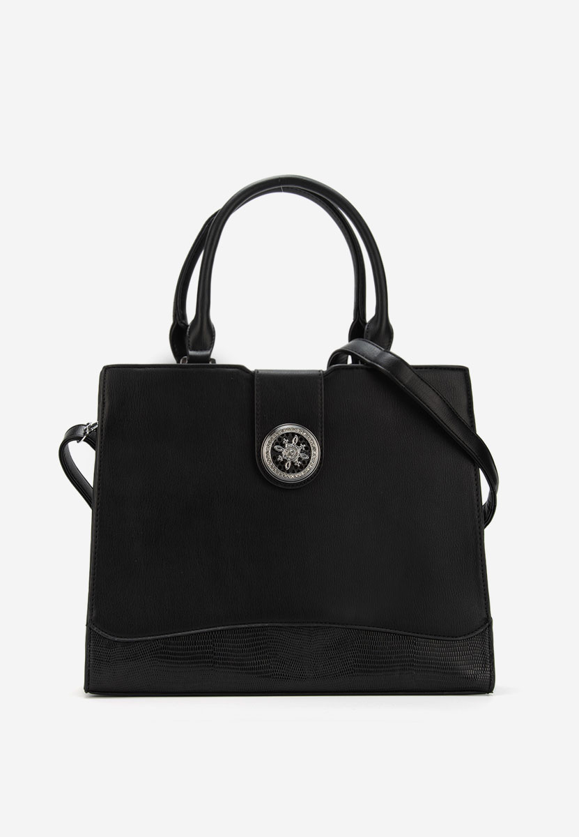 Silvia rosa 8040 fekete kézitáska