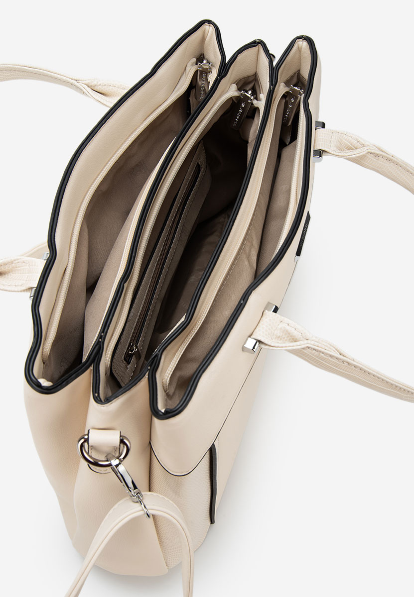 Silvia rosa 6937 fehér kézitáska