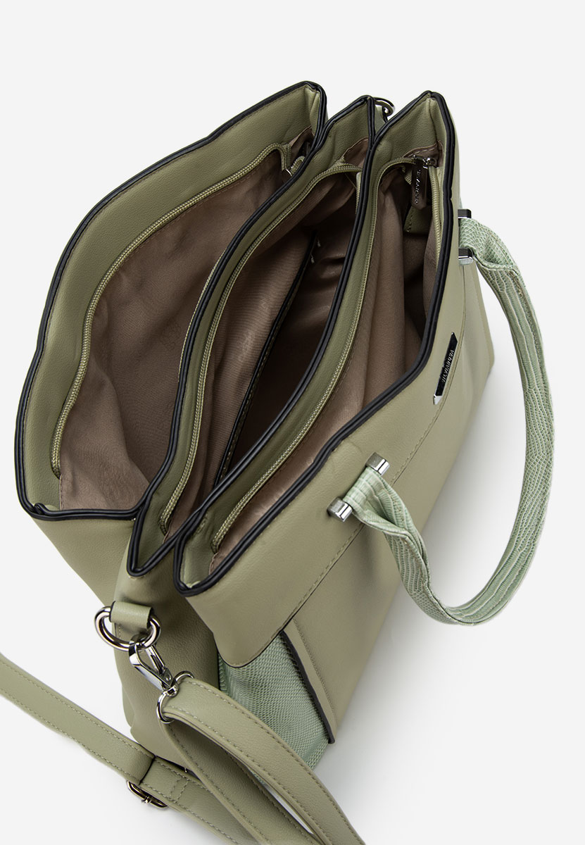 Silvia rosa 6937 zöld kézitáska