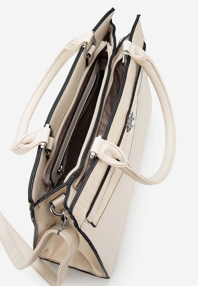 Silvia rosa 8041 bézs irodai táska