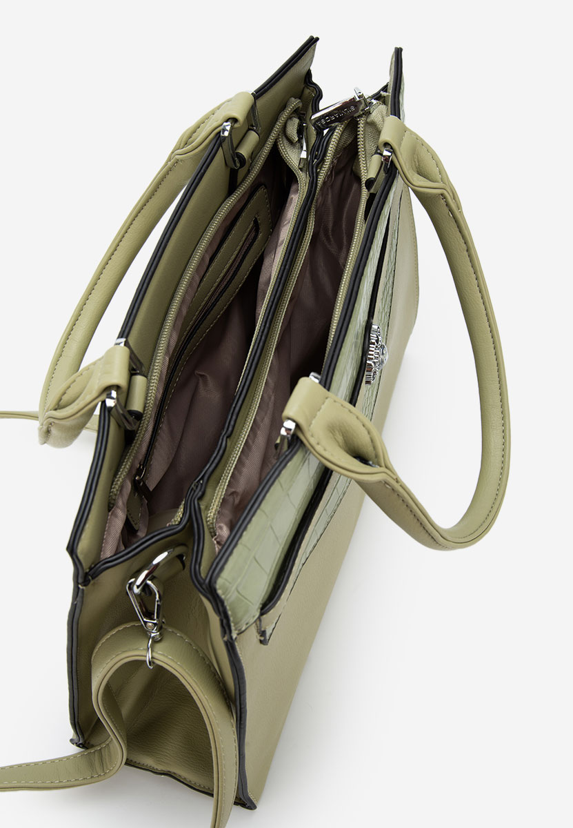 Silvia rosa 8041 zöld irodai táska