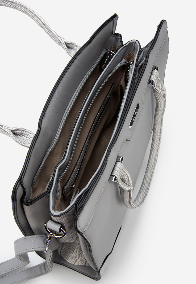 Silvia rosa 6926 szürke kézitáska