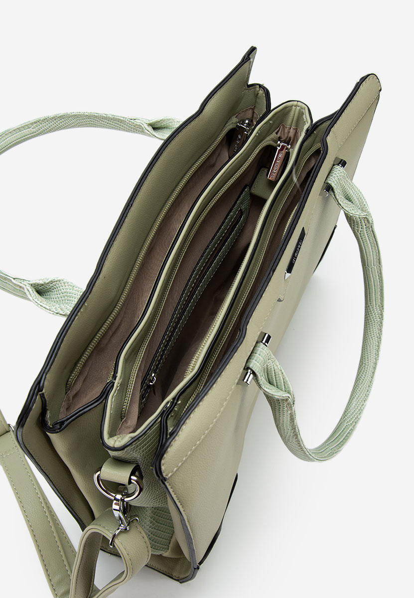 Silvia rosa 6926 zöld kézitáska