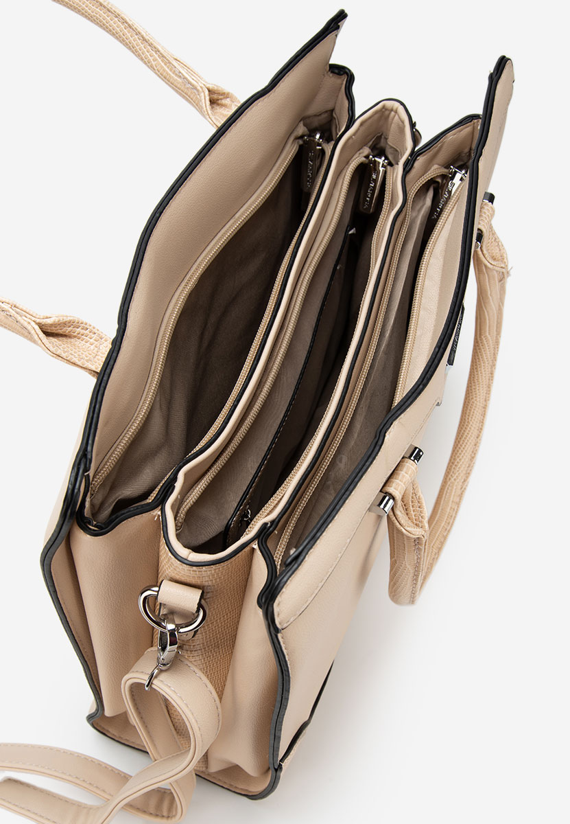 Silvia rosa 6926 bézs kézitáska