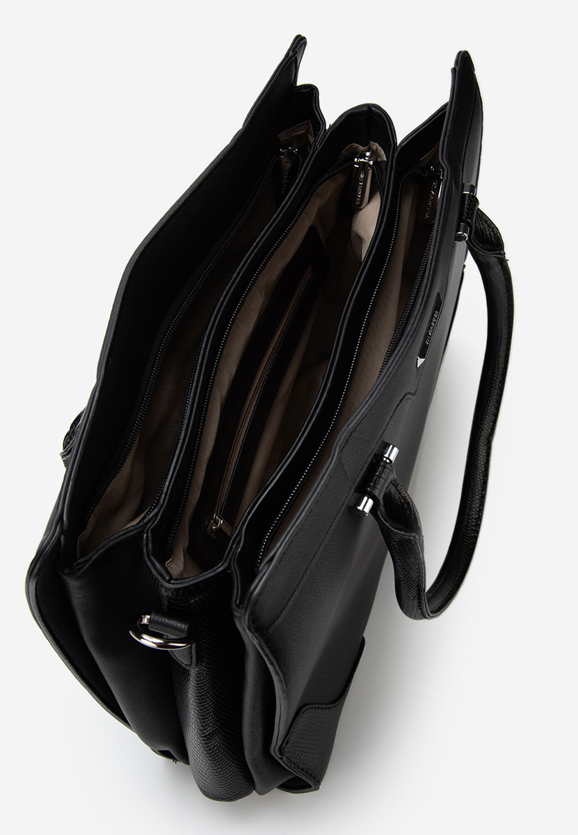 Silvia rosa 6926 fekete kézitáska