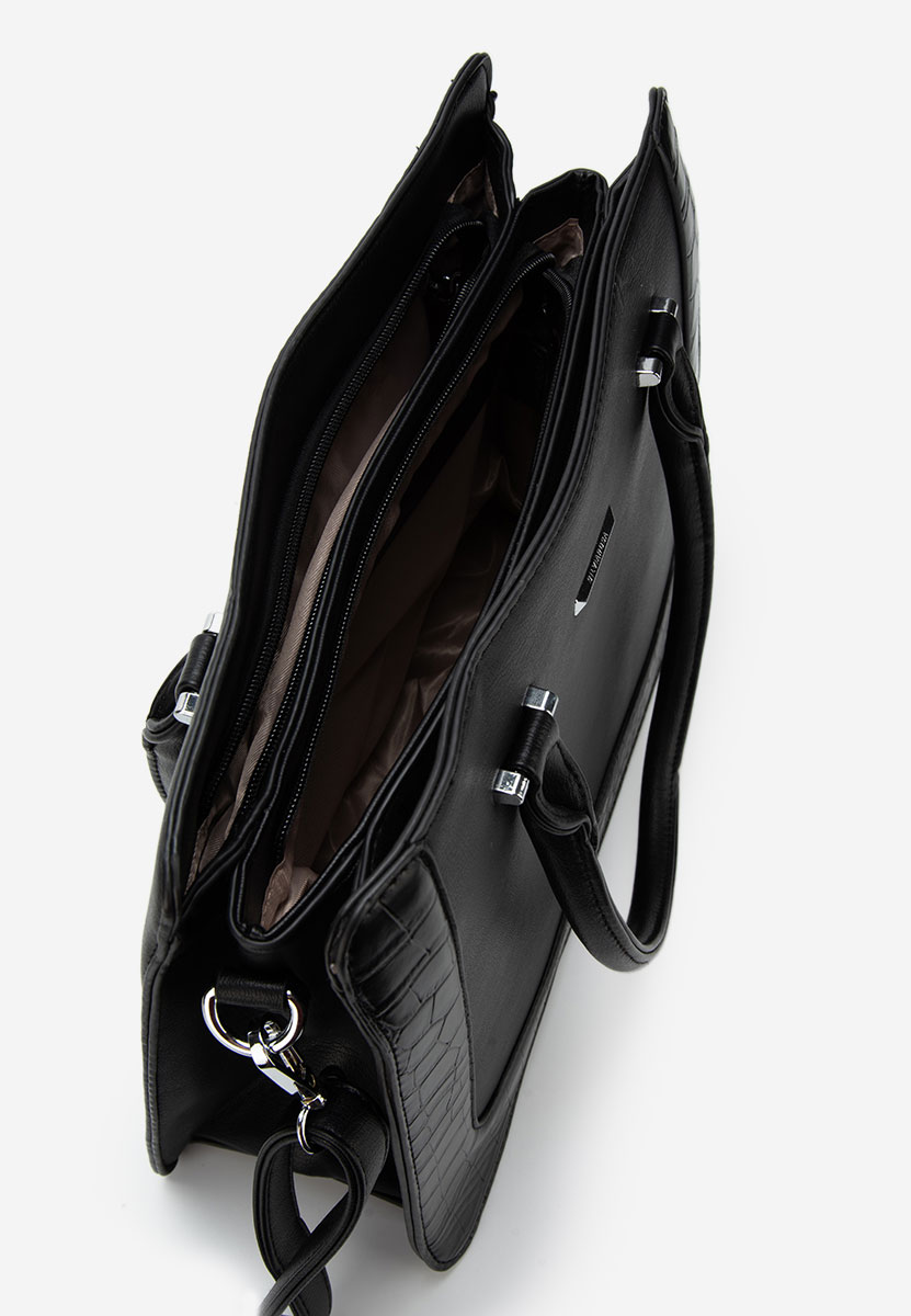 Silvia rosa 8045 fekete irodai táska