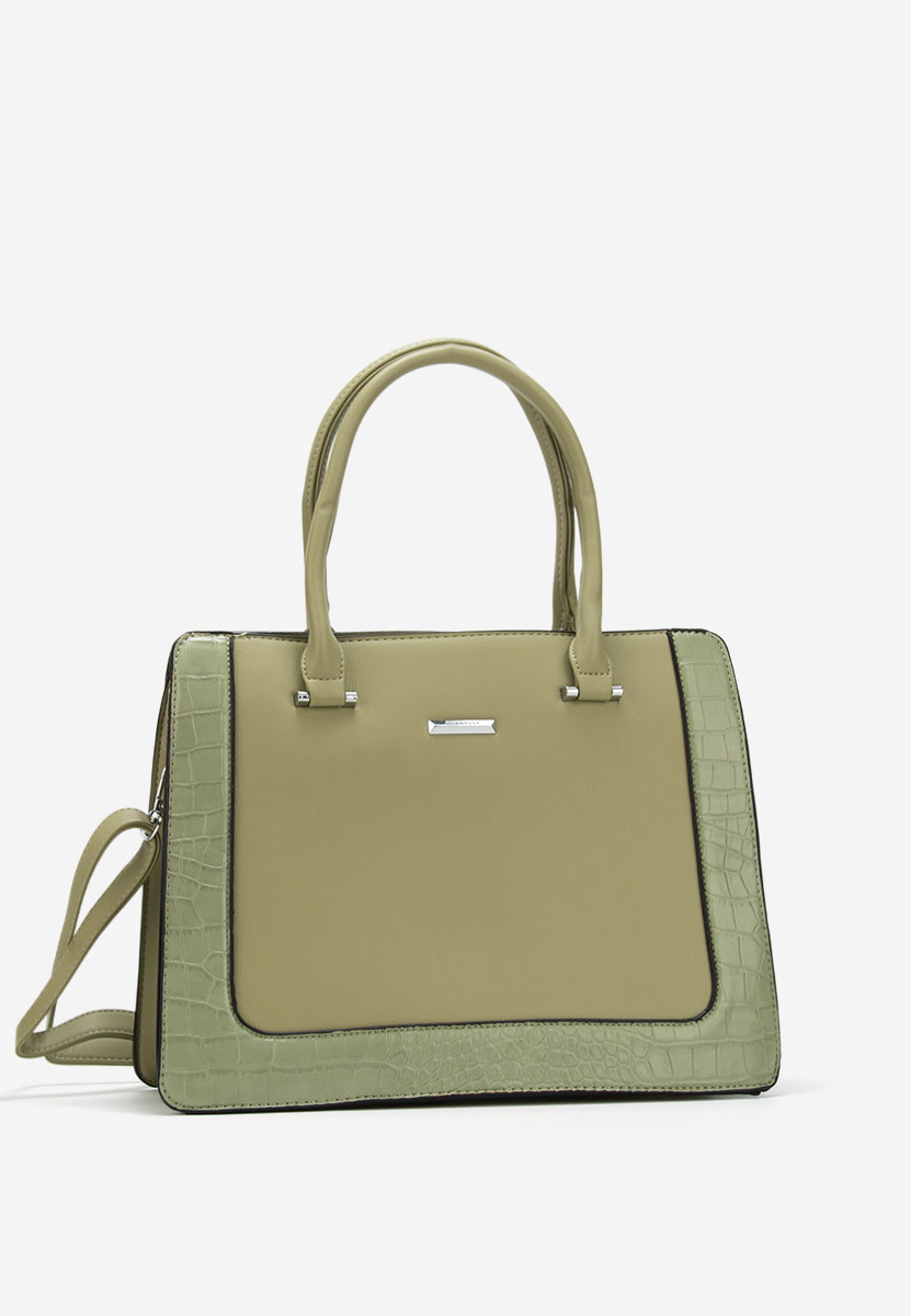 Silvia rosa 8045 zöld irodai táska