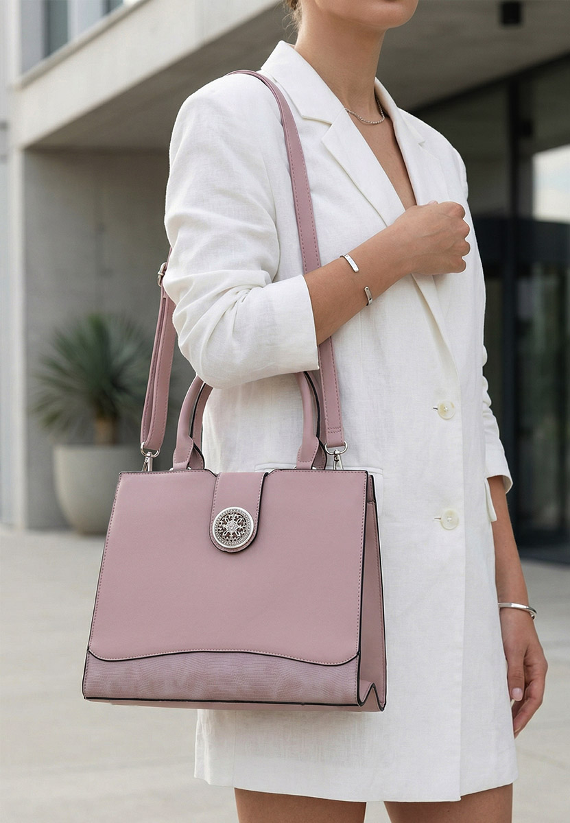 Silvia rosa 8040 lila kézitáska