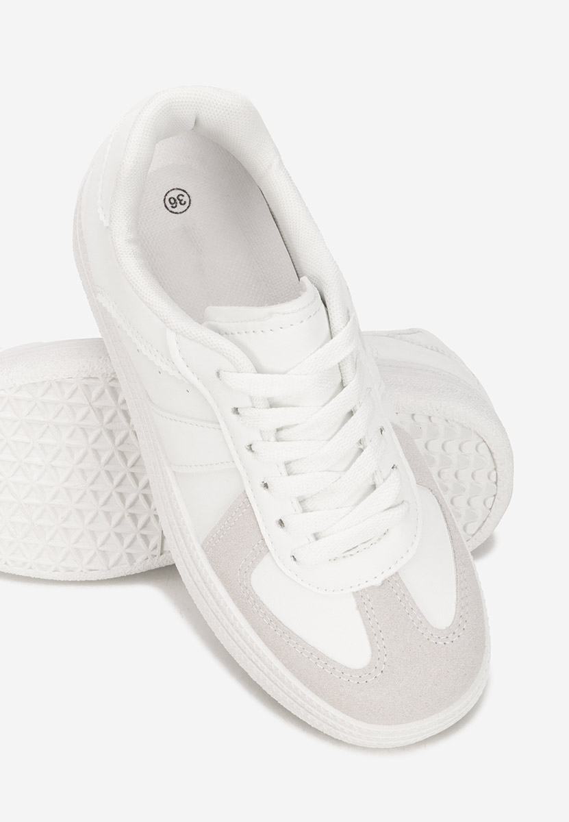 Serinia fehér telitalpú platform sneaker