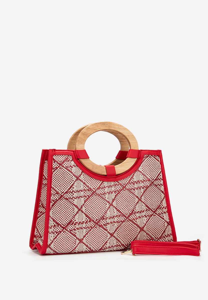 Margaretta piros kézitáska