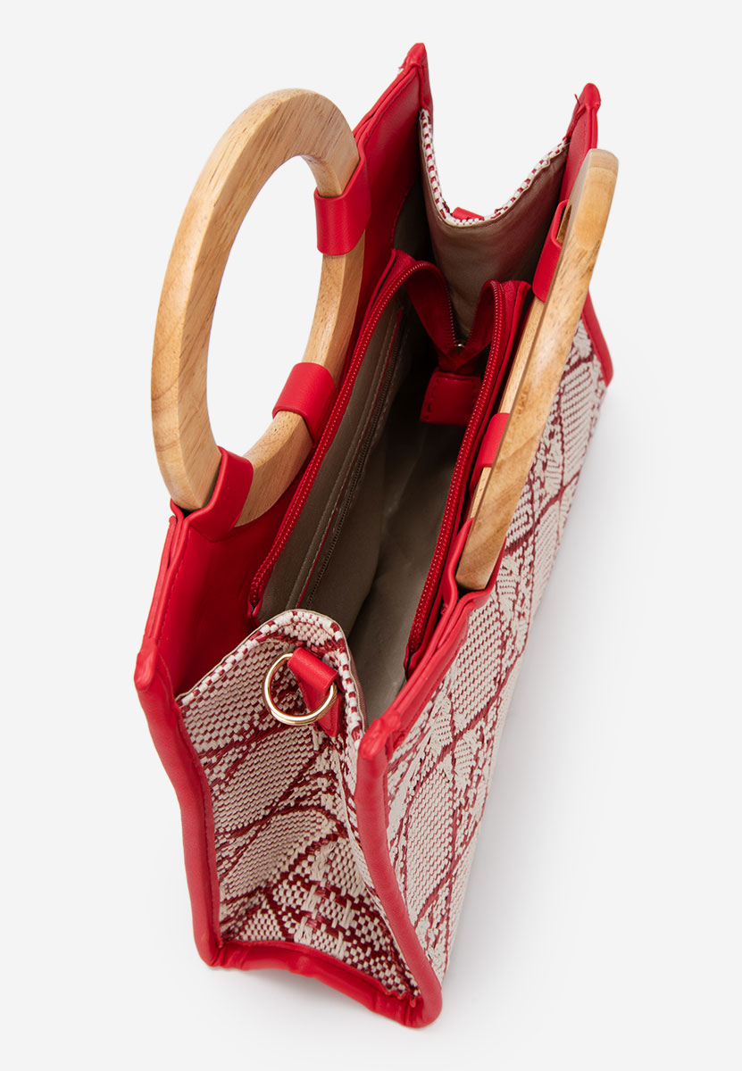 Margaretta piros kézitáska