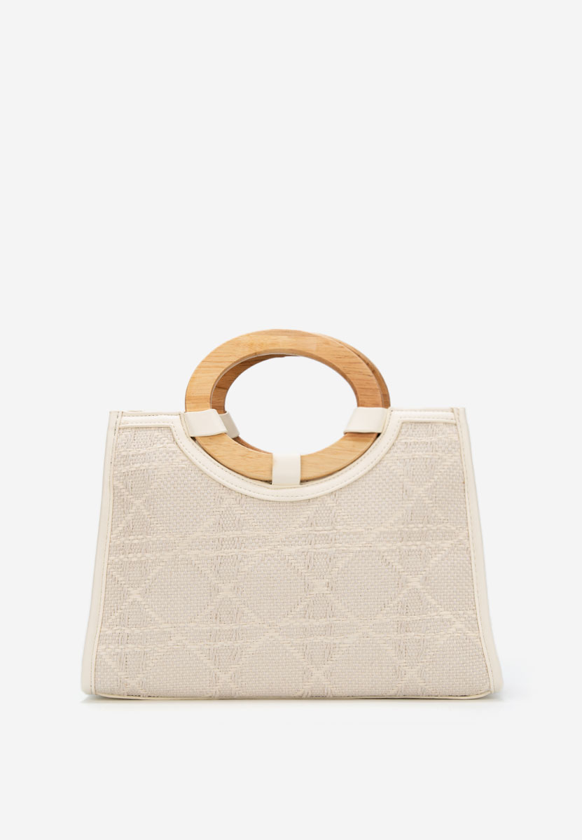 Margaretta fehér kézitáska