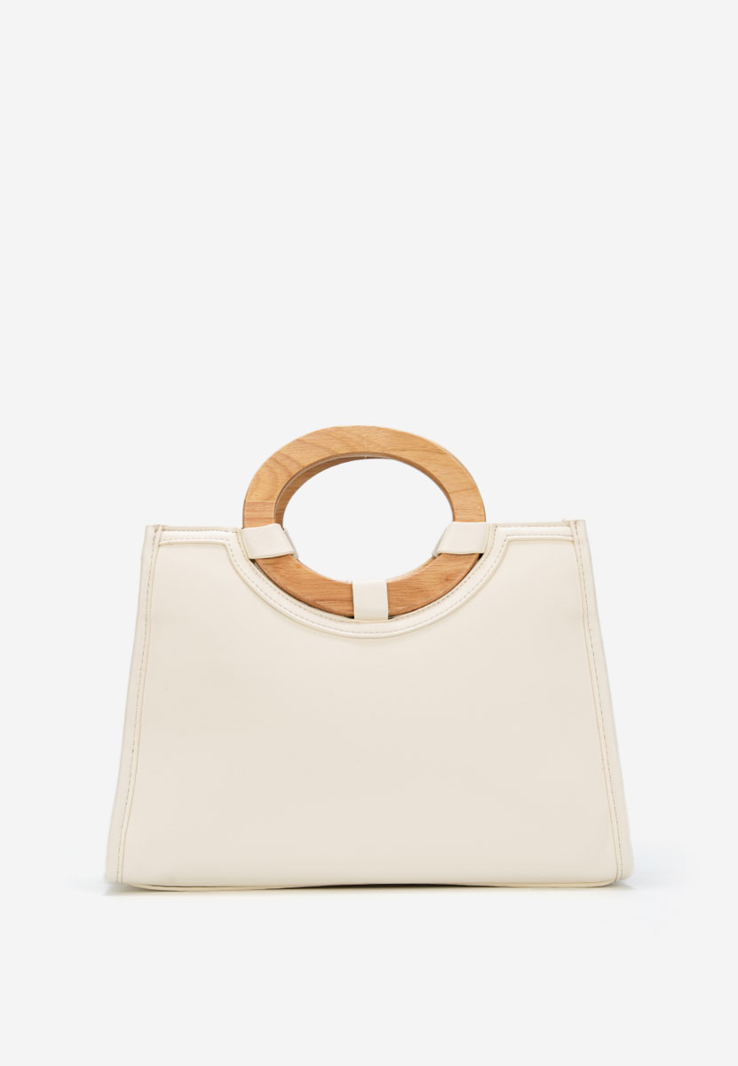 Margaretta fehér kézitáska