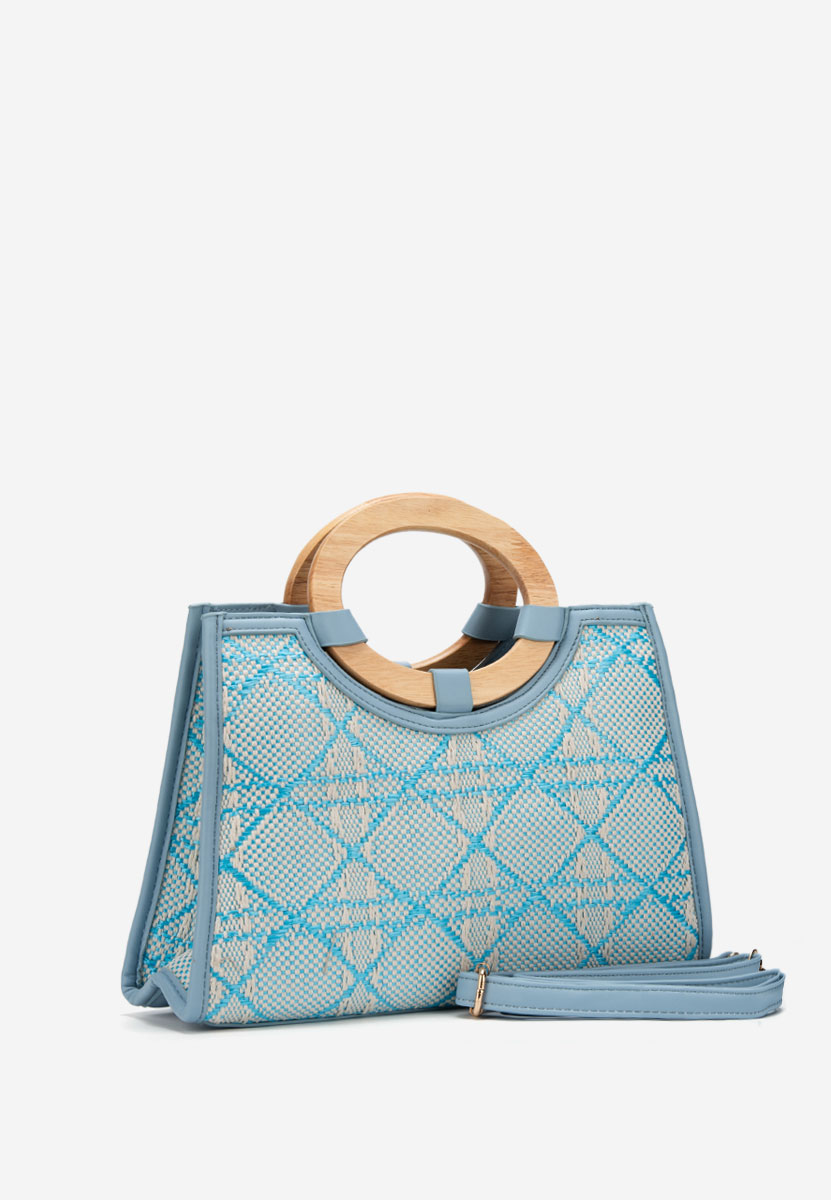 Margaretta kék kézitáska