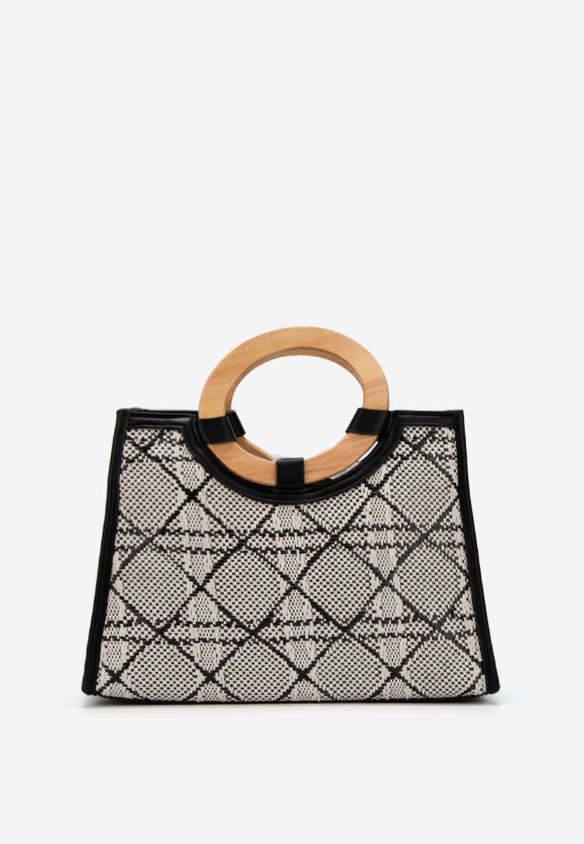 Margaretta fekete kézitáska